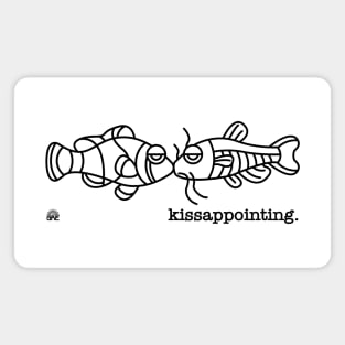 Kissappointing - black print Magnet